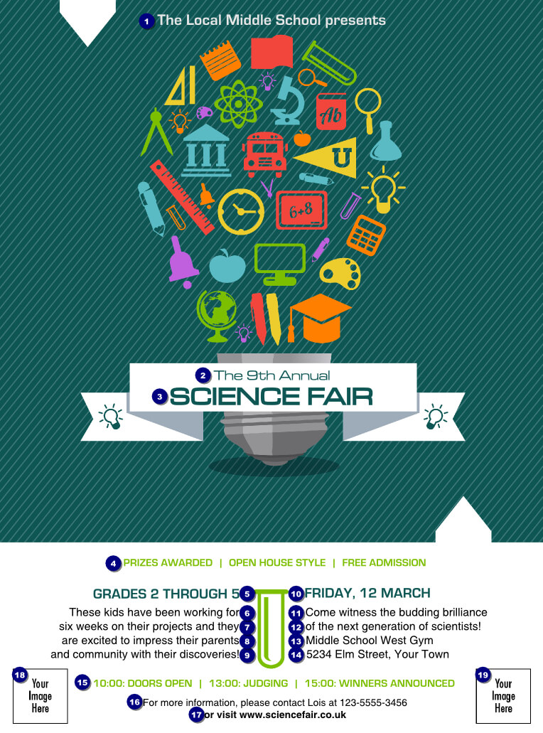 Science Fair Flyer | Science Fair Flyer – Ticket Printing Regarding Science Fair Banner Template