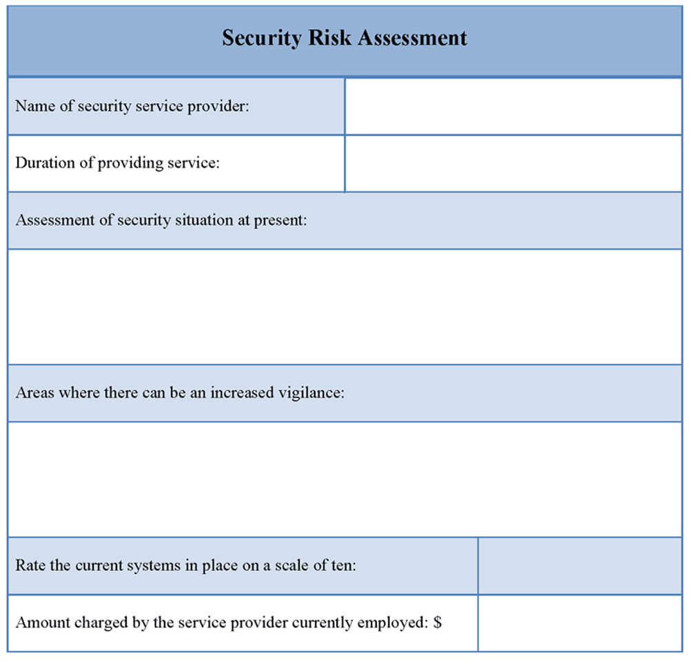Security Assessment: June 2017 Inside Physical Security Risk Assessment Report Template