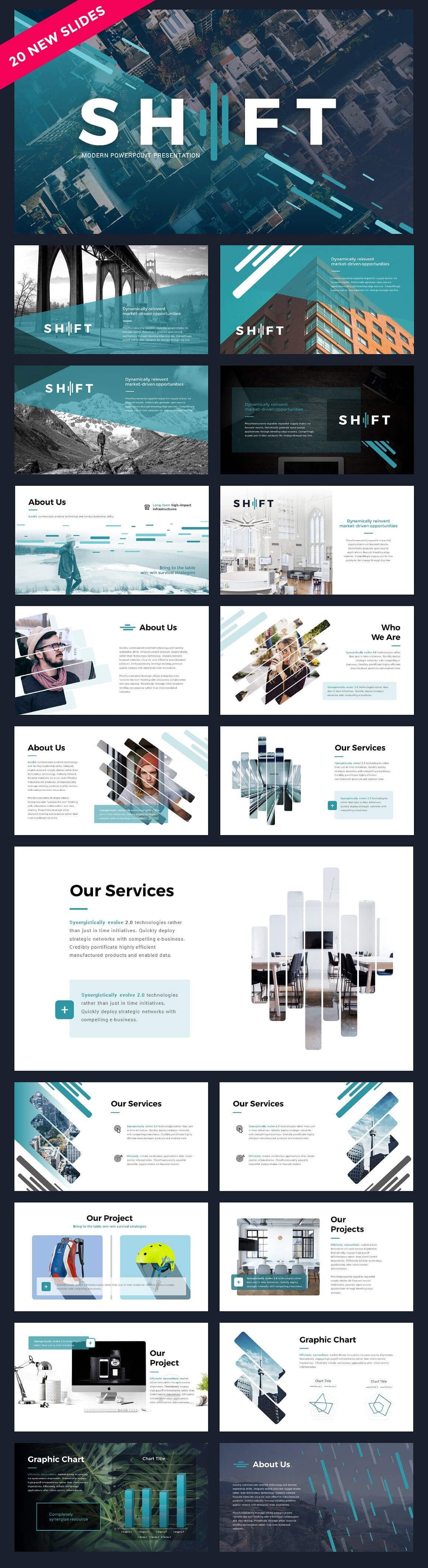 Shift Modern Powerpoint Templatethrivisualy On In Raf Powerpoint Template