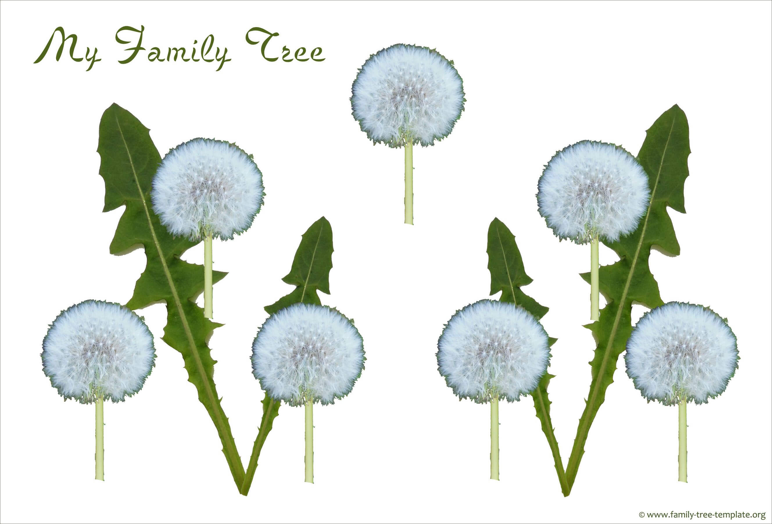 Simple Family Tree With 3 Generations For The Small Child Throughout Blank Family Tree Template 3 Generations