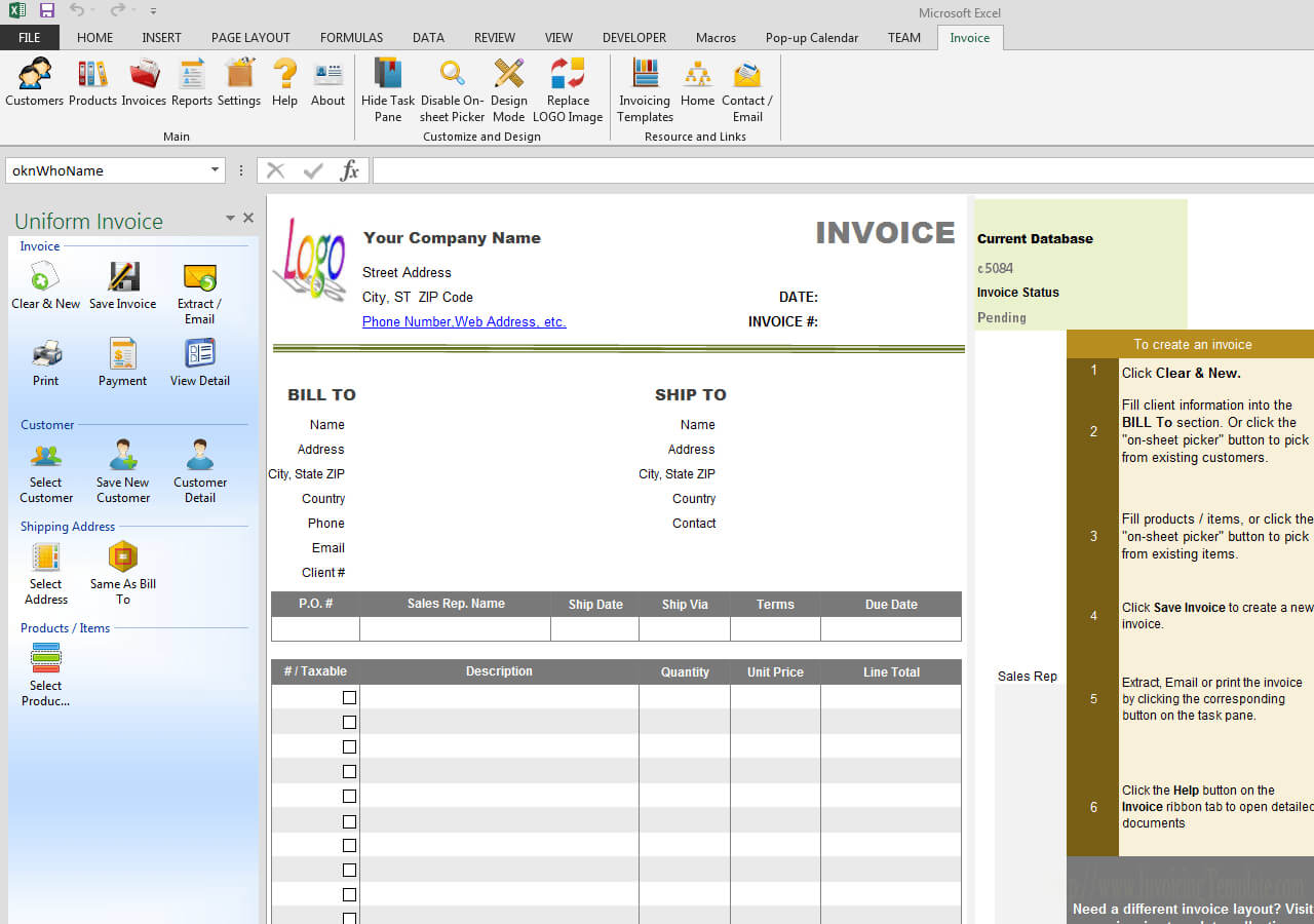 Simple Invoice Sample – Sales Rep Name On Product Report Within Sales Representative Report Template