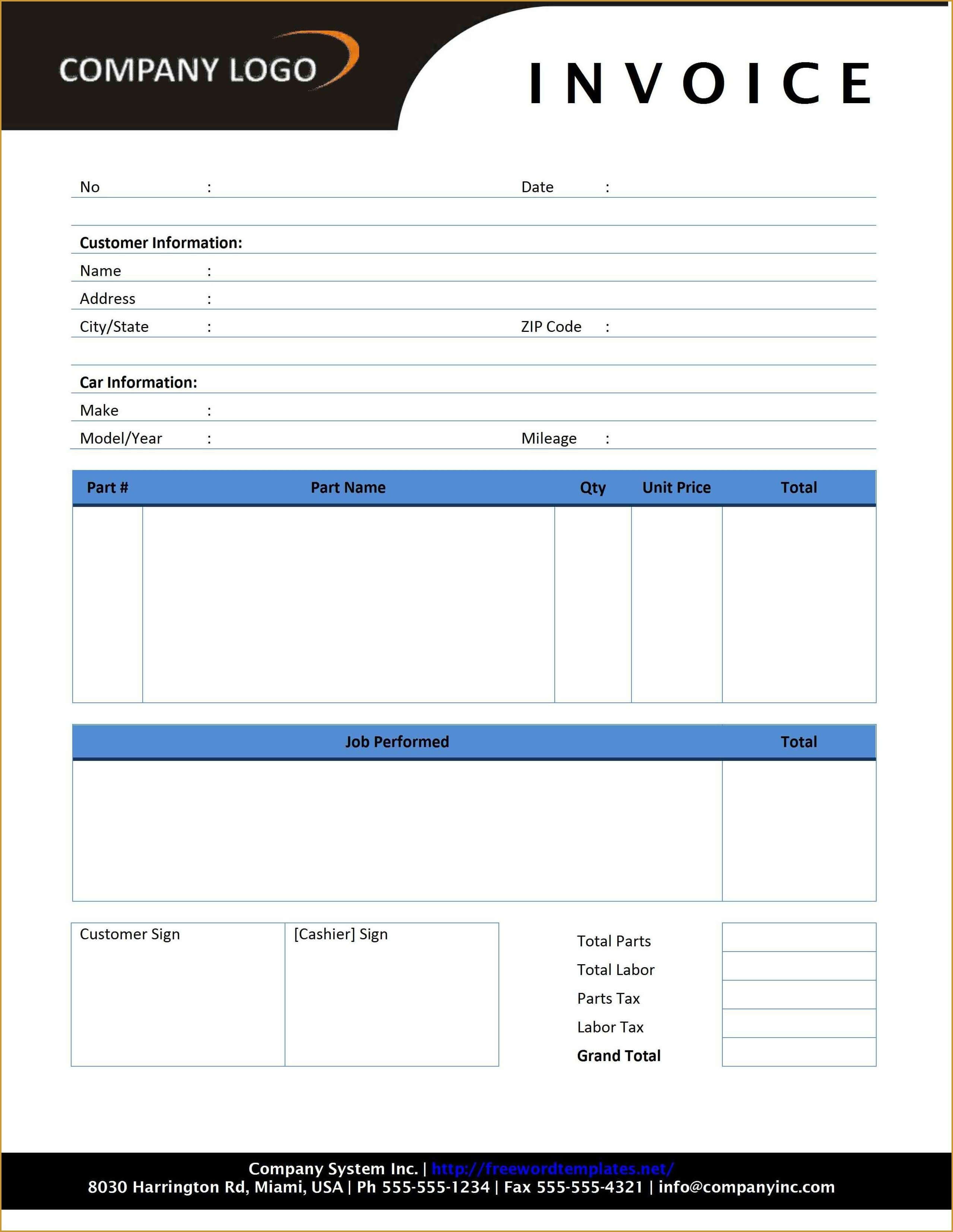 Simple Invoice Templates General Purchase Invoice Template Inside Microsoft Office Word Invoice Template