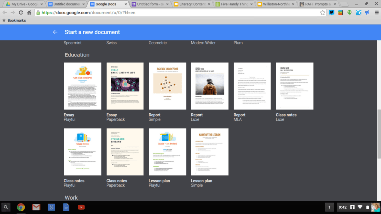 Google Drive Brochure Template