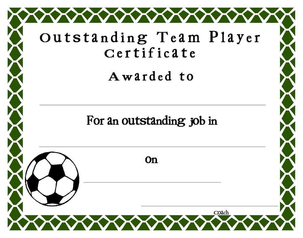 Soccer Award Certificates Template | Kiddo Shelter | Blank With Regard To Soccer Award Certificate Templates Free