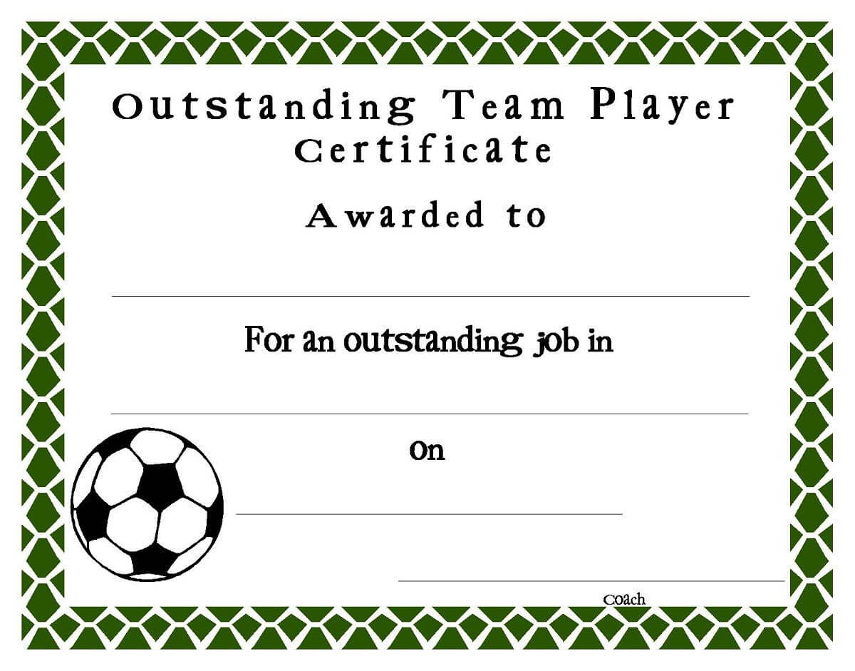 Soccer Award Certificates Template | Kiddo Shelter Inside Athletic Certificate Template