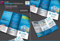Social Media Tri-Fold Brochure Template Indd | Bi Fold pertaining to Social Media Brochure Template