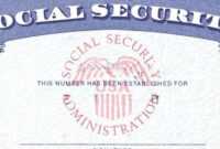 Social Security Card Template Psd - Atlantaauctionco inside Social Security Card Template Pdf