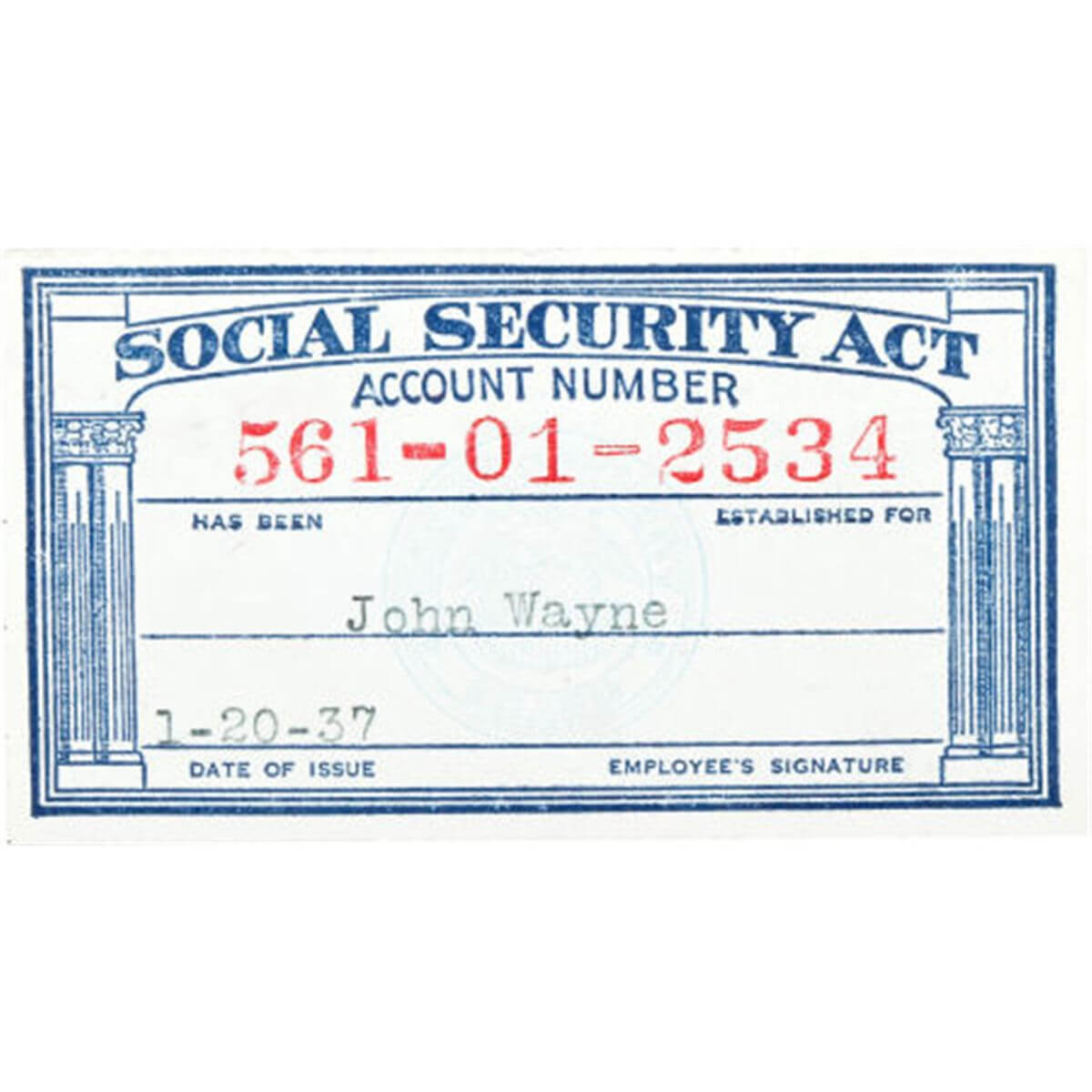 Social Security Card Templates. Social Security Template For Social Security Card Template Free