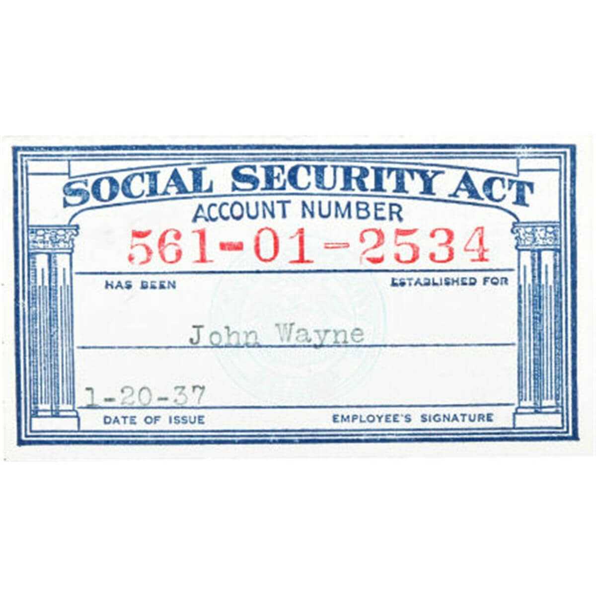 Social Security Card Templates. Social Security Template Throughout Ss Card Template