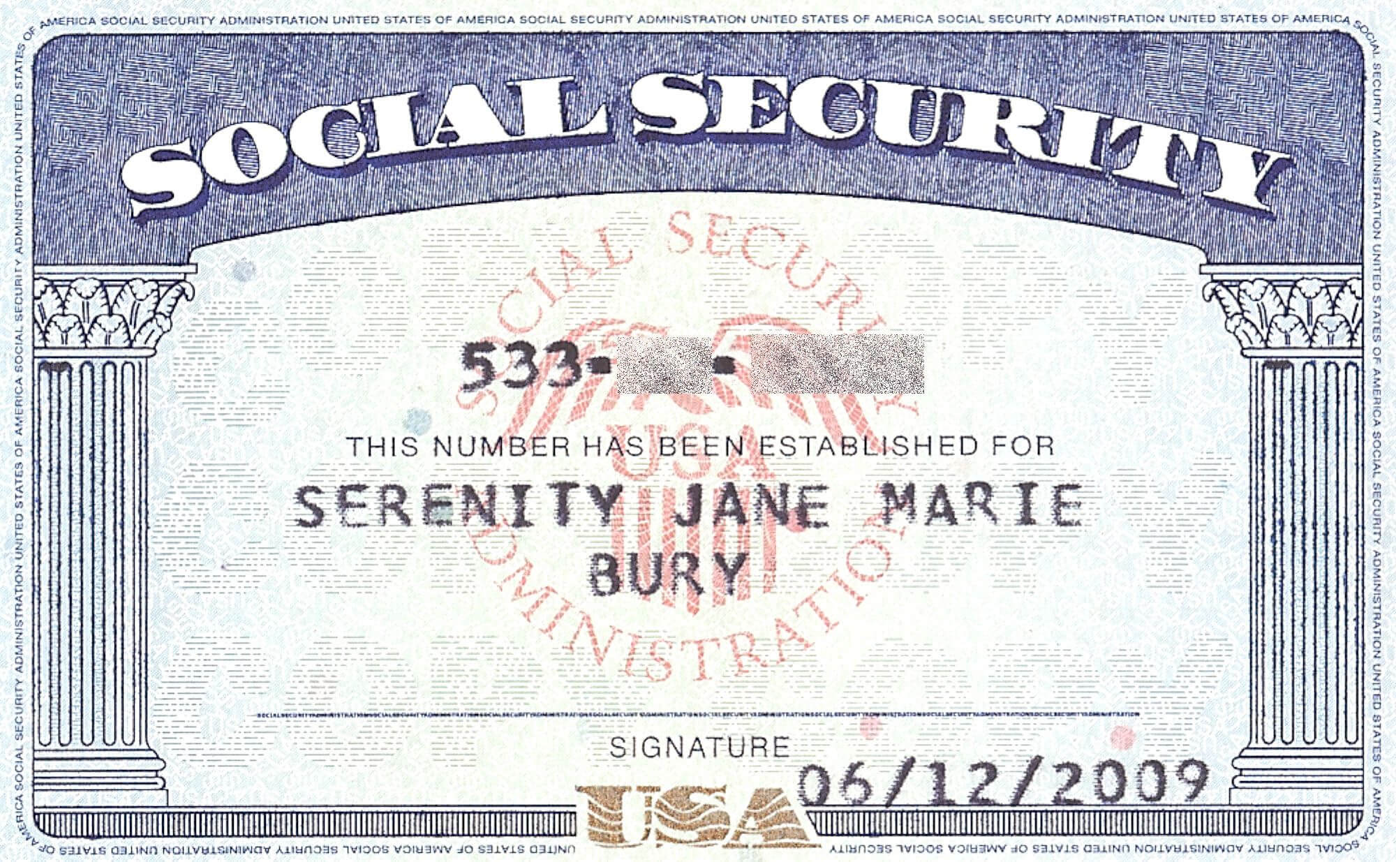 Social+Security+Card+Blank | General | Social Security With Regard To Social Security Card Template Photoshop