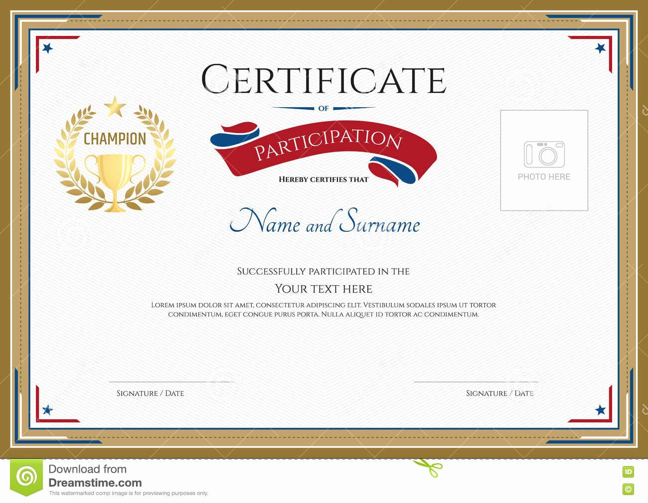 Sports Certificate Templates For Word Lovely Certificate With Certificate Of Participation Template Word