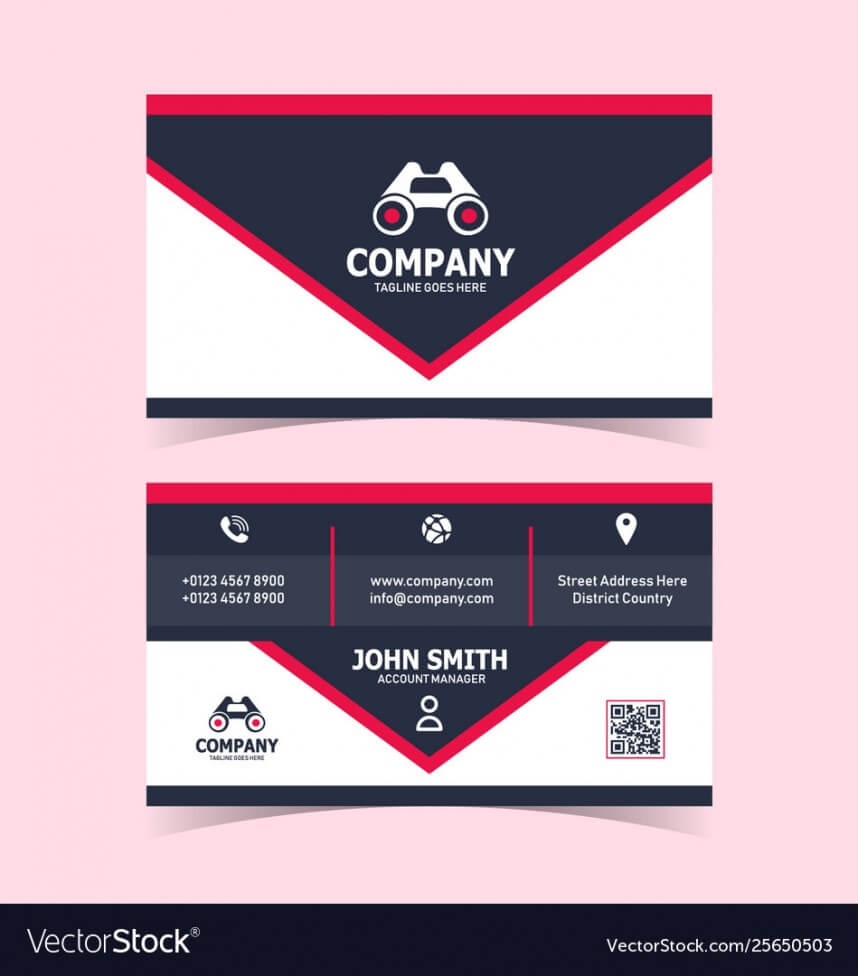 Staggering Double Sided Business Card Template Ideas Free Pertaining To Double Sided Business Card Template Illustrator