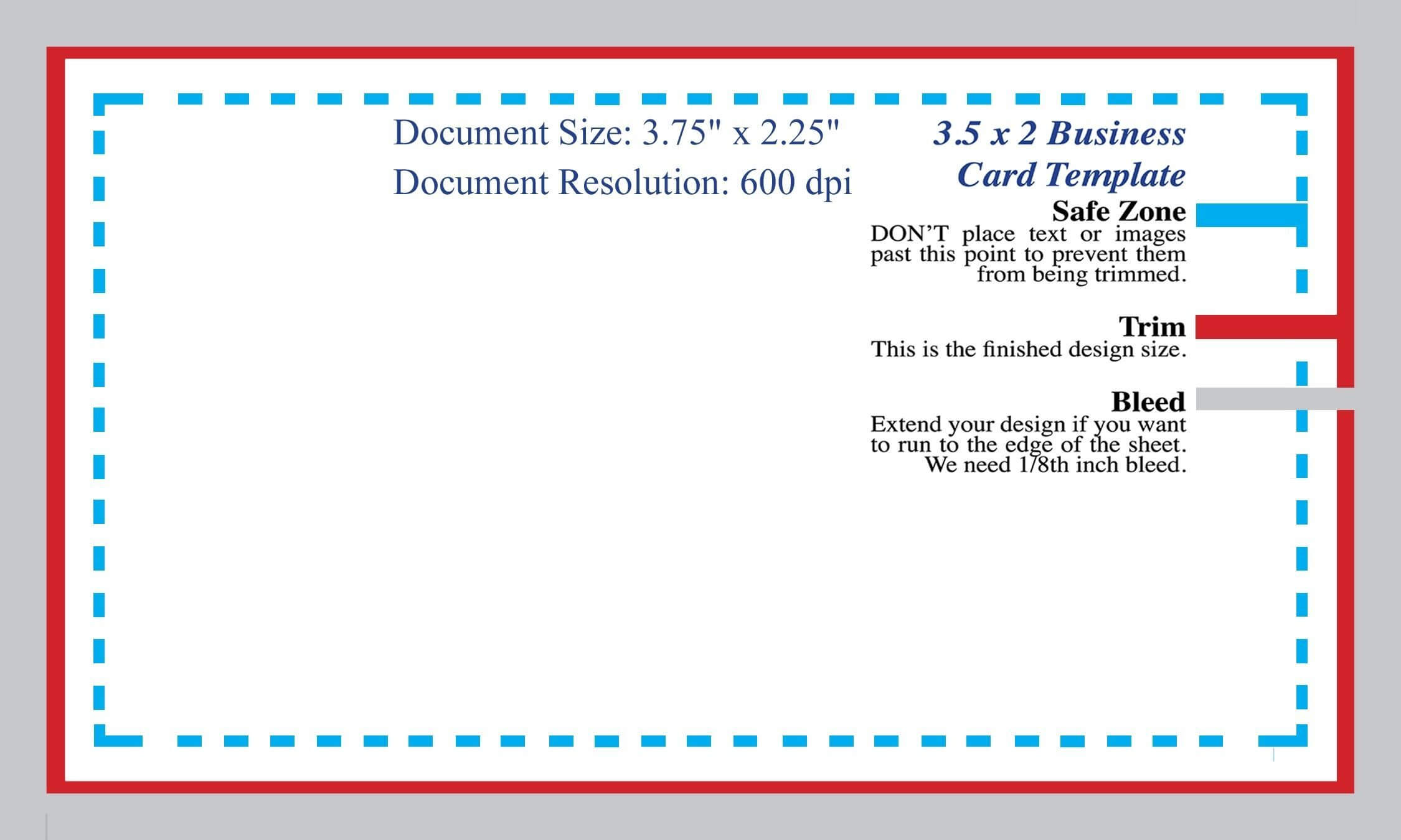 Standard Business Card Blank Template Photoshop Template In Business Card Size Template Photoshop
