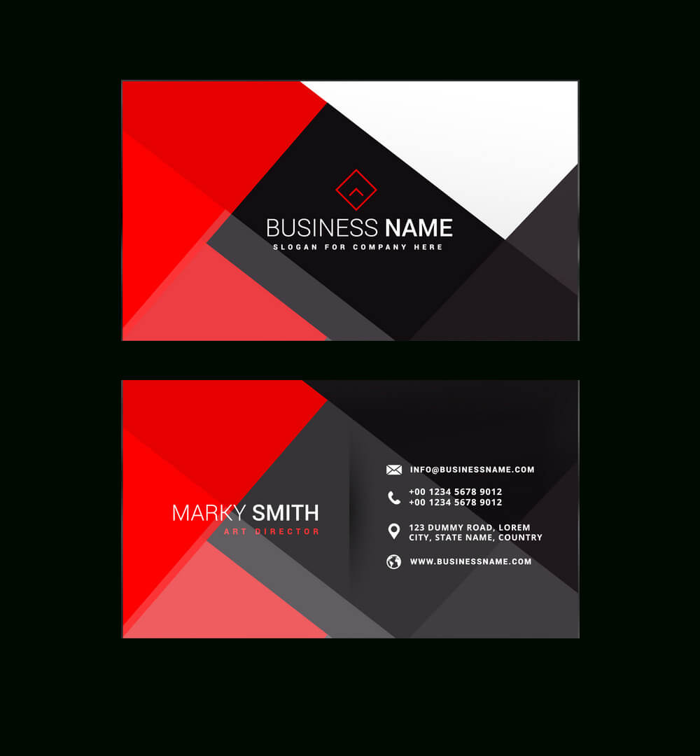 Standard Business Cards With Business Card Maker Template