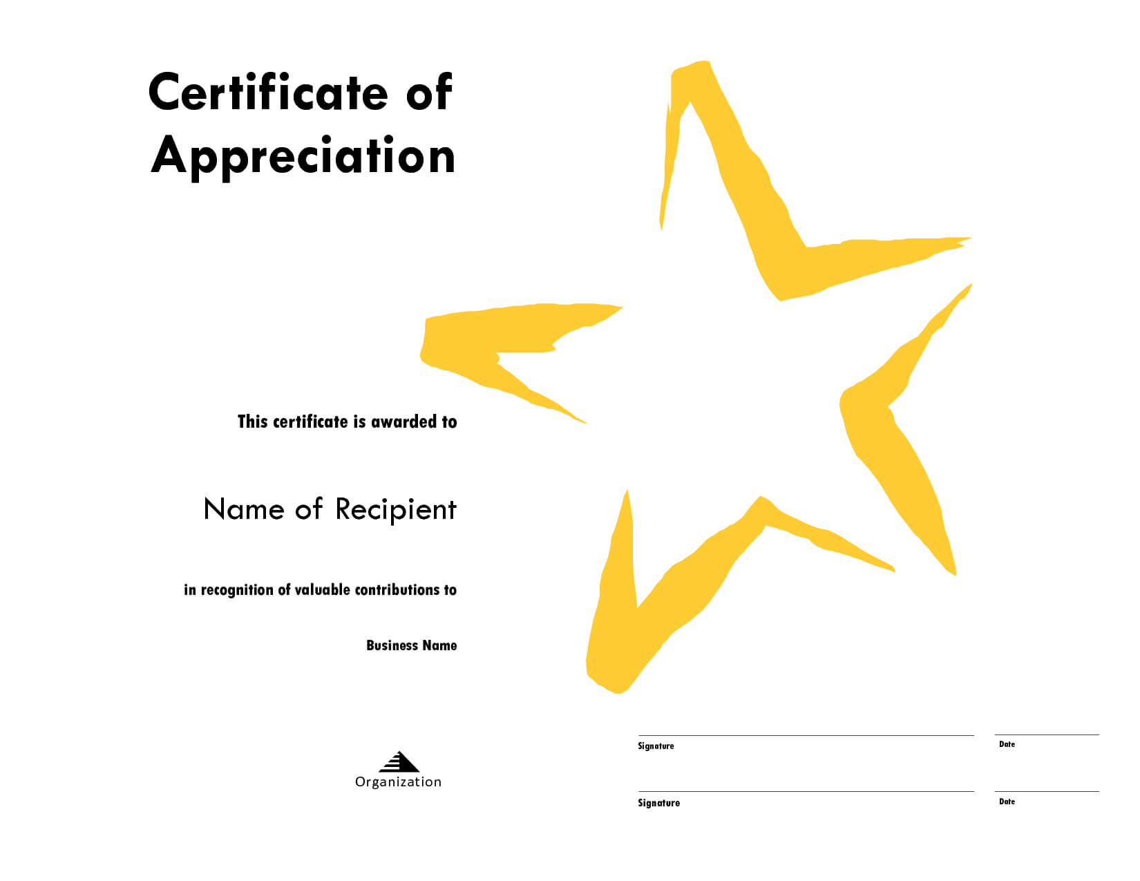 Star Award Certificate Templates Free Image Pertaining To Star Award Certificate Template