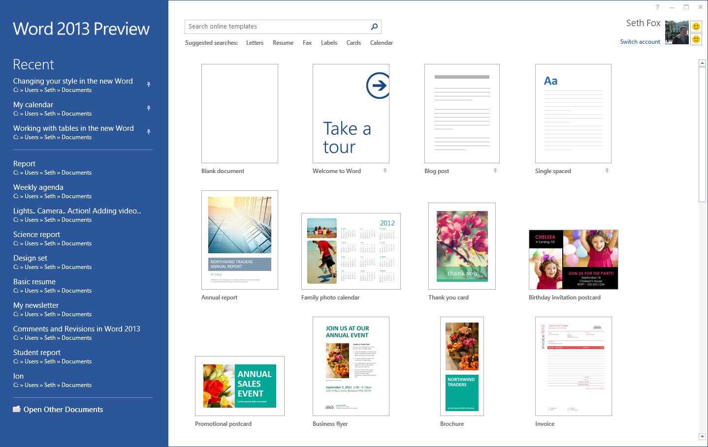 Starting Off Right: Templates And Built In Content In The In Brochure Template On Microsoft Word