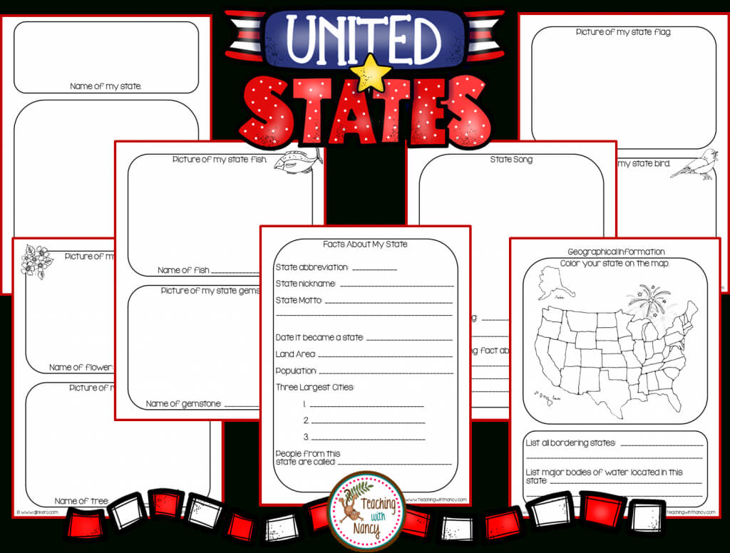 State Report Research Project Made Easy! | Teaching With Nancy For State Report Template