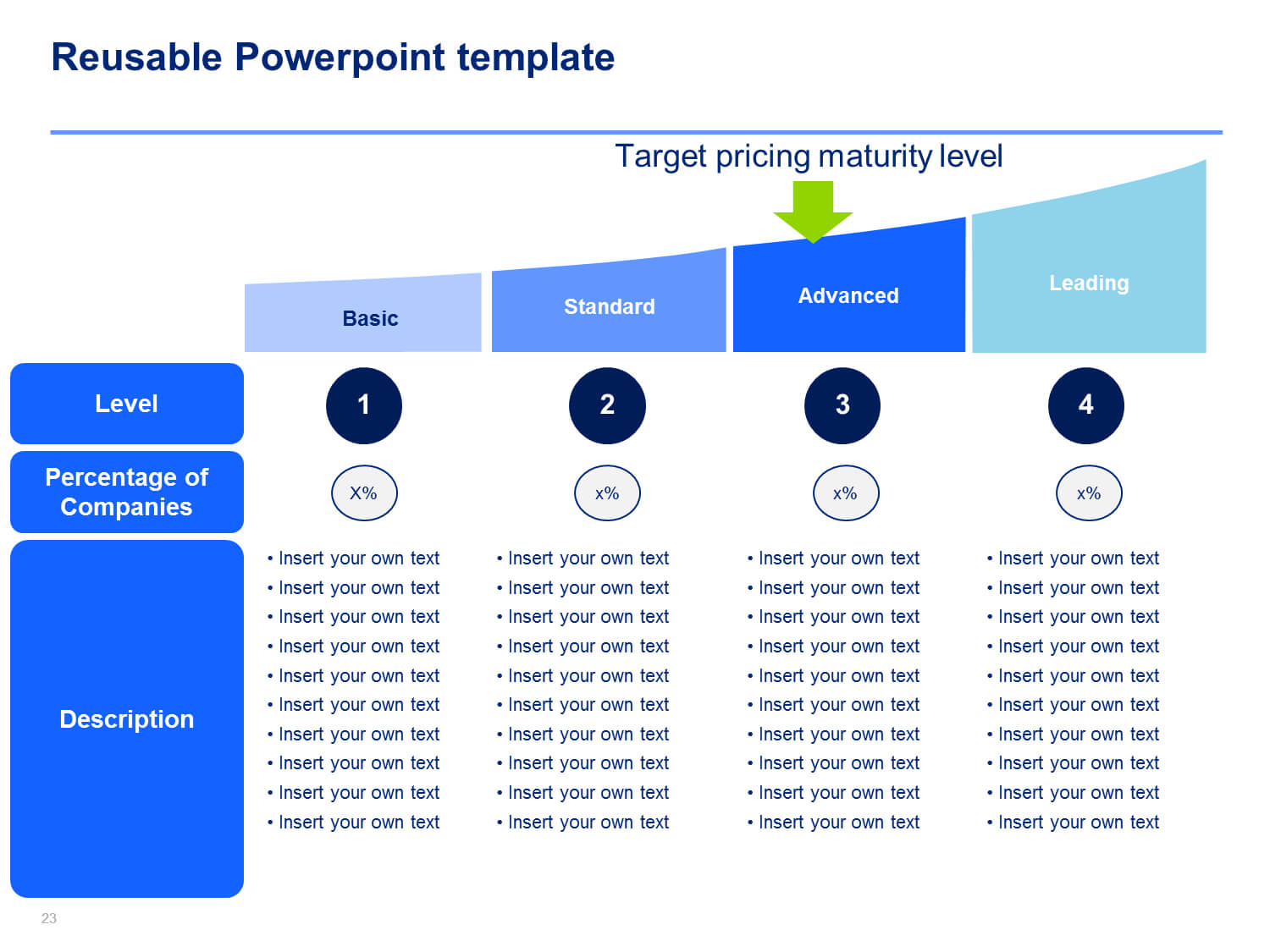 Strategic Pricing | Pricing Strategies Template & Framework For Strategic Management Report Template