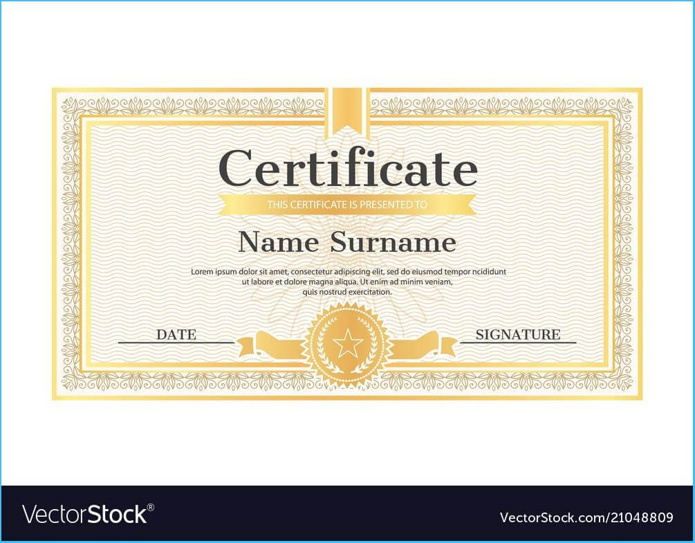 Stylish Star Naming Certificate Template To Make Certificate With Regard To Star Naming Certificate Template