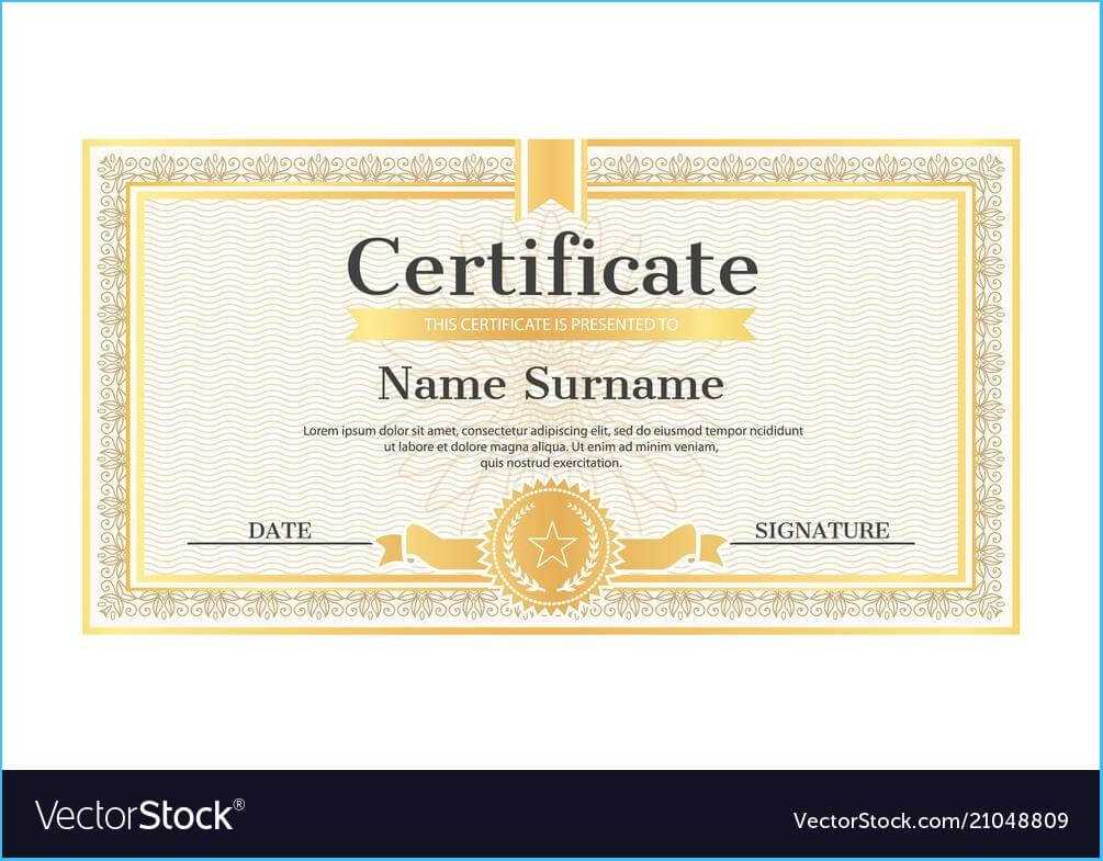 Stylish Star Naming Certificate Template To Make Certificate With Regard To Star Naming Certificate Template