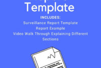 Surveillance Report Template with regard to Private Investigator Surveillance Report Template