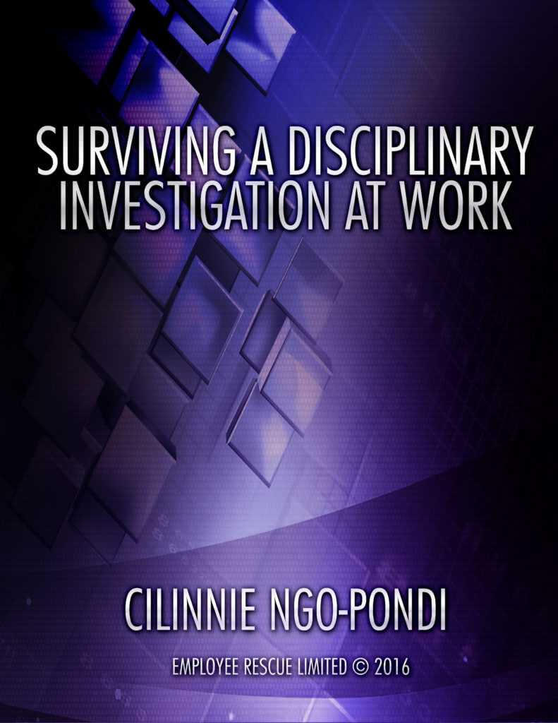Surviving A Disciplinary Investigation At Work Inside Investigation Report Template Disciplinary Hearing