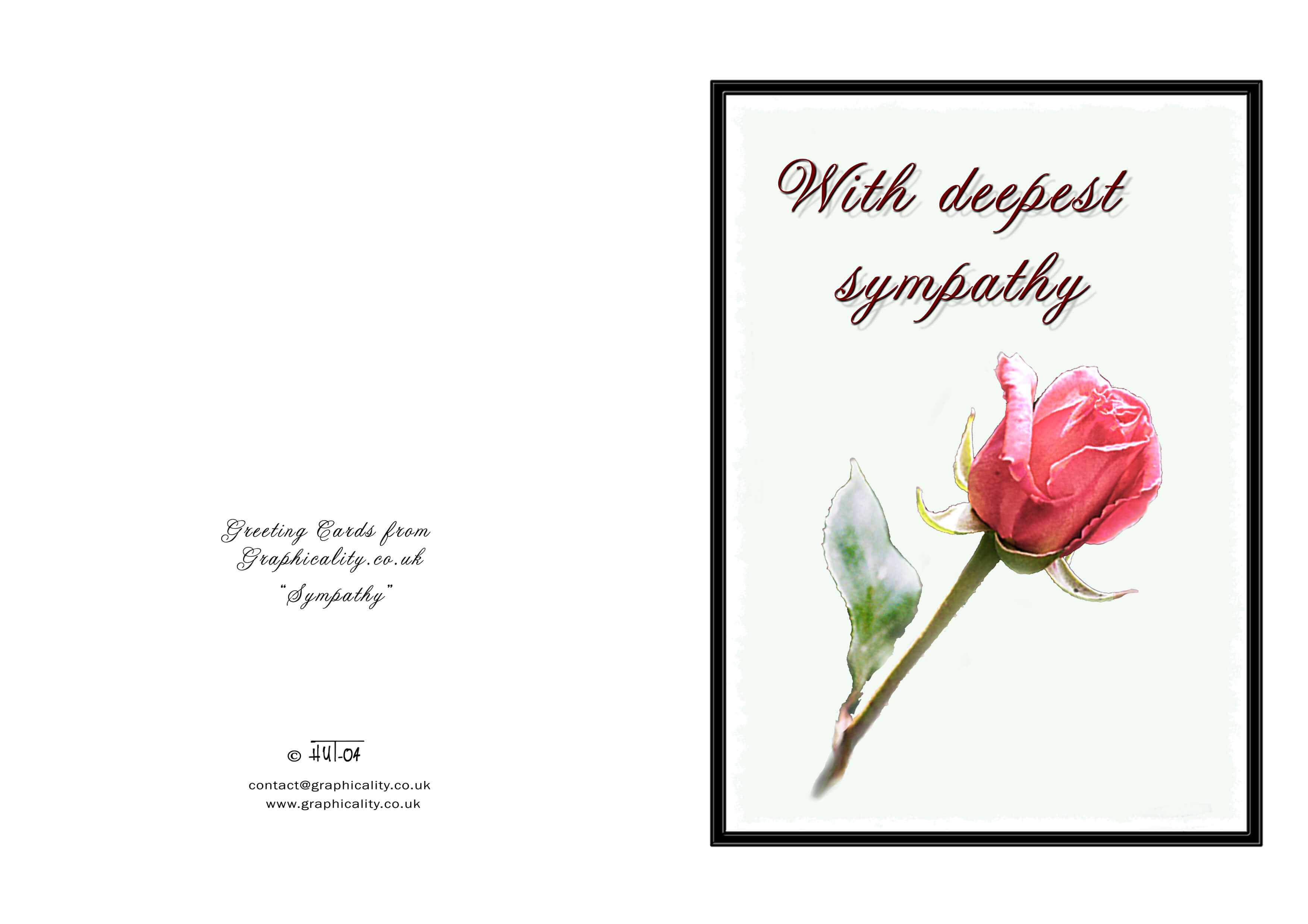 Sympathy Card Templates – Yupar.magdalene Project For Sorry For Your Loss Card Template