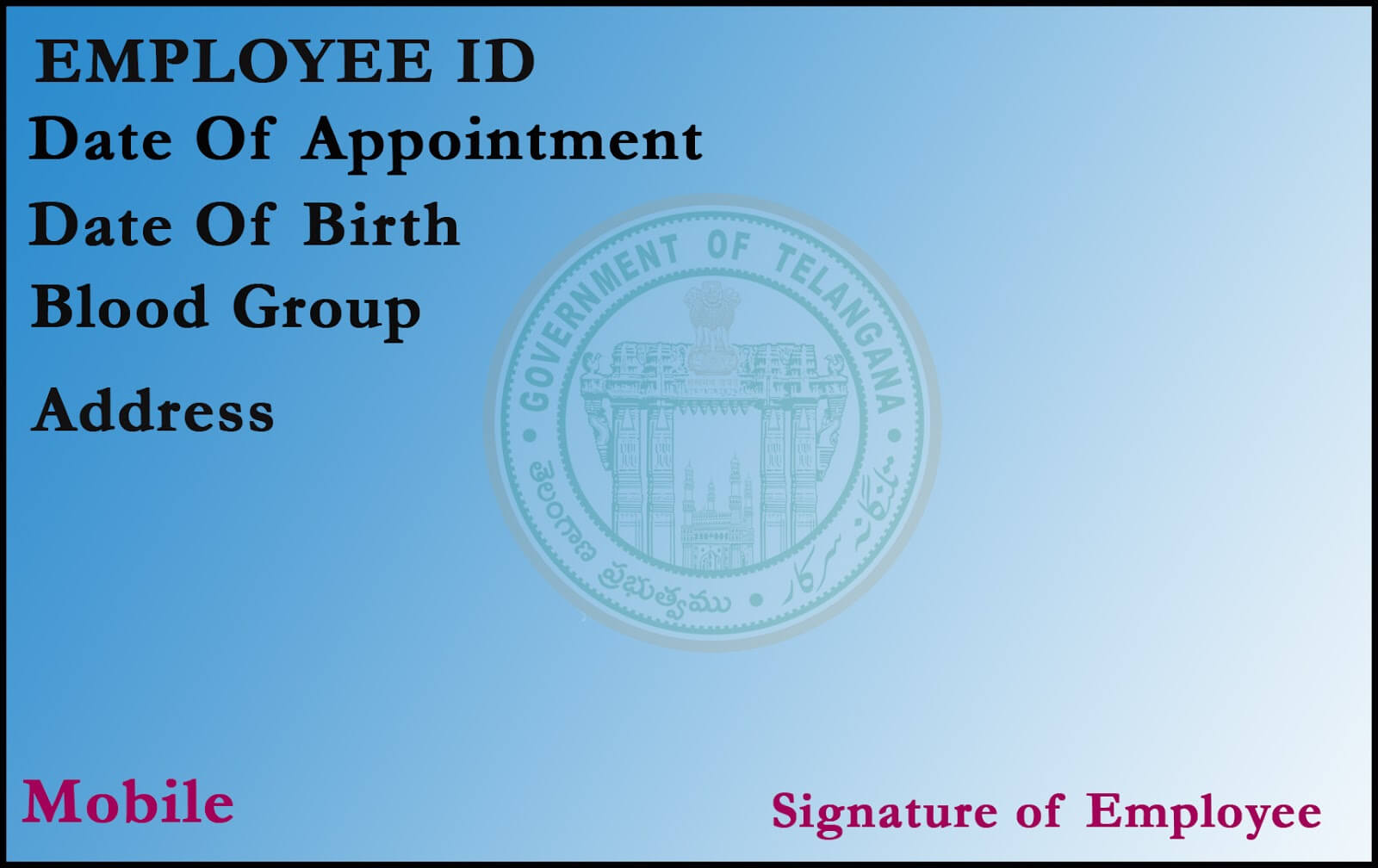 T R C : Employee Id Card Template Within Teacher Id Card Template