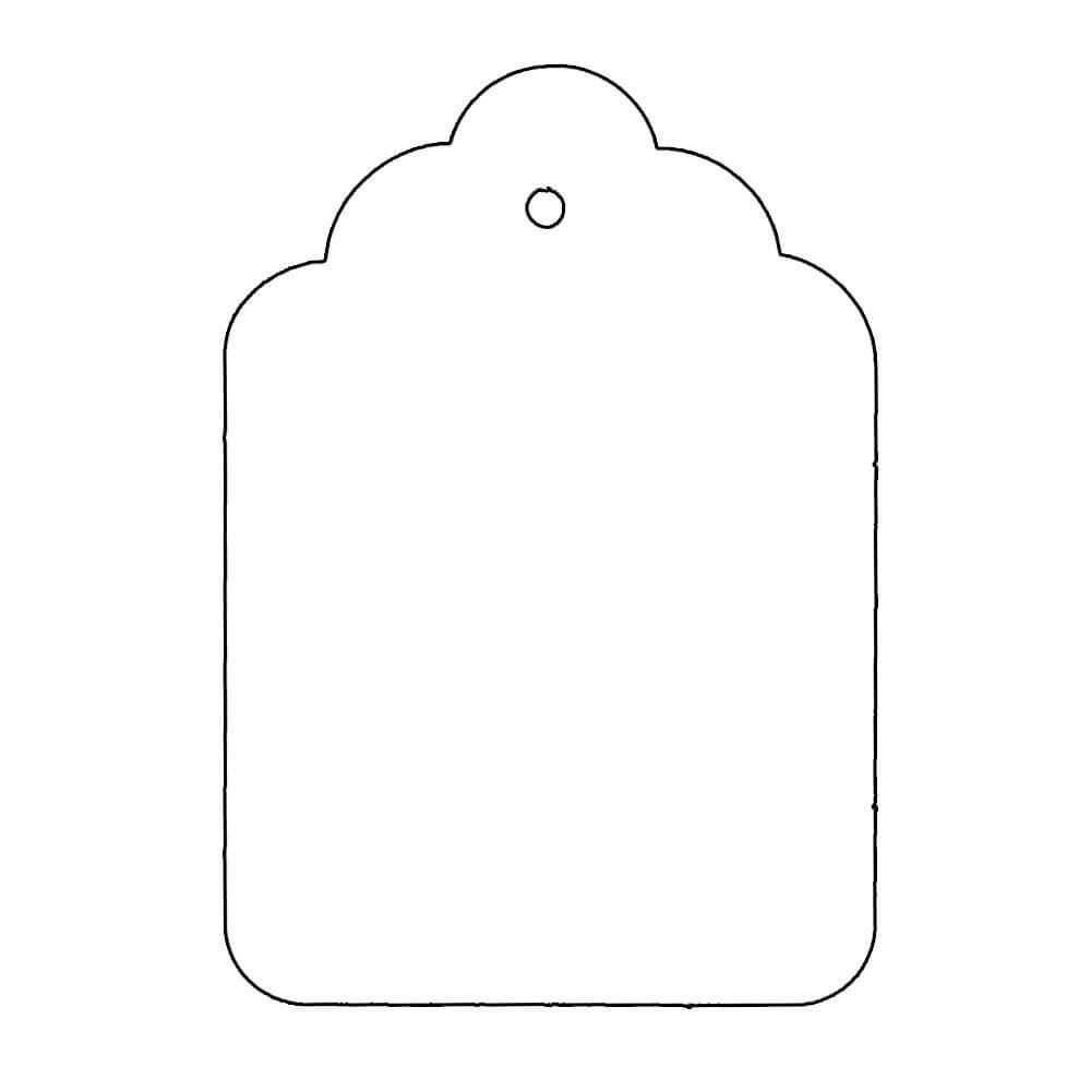 Tag Shape Template | Use These Templates Or Make Your Own Intended For Blank Luggage Tag Template