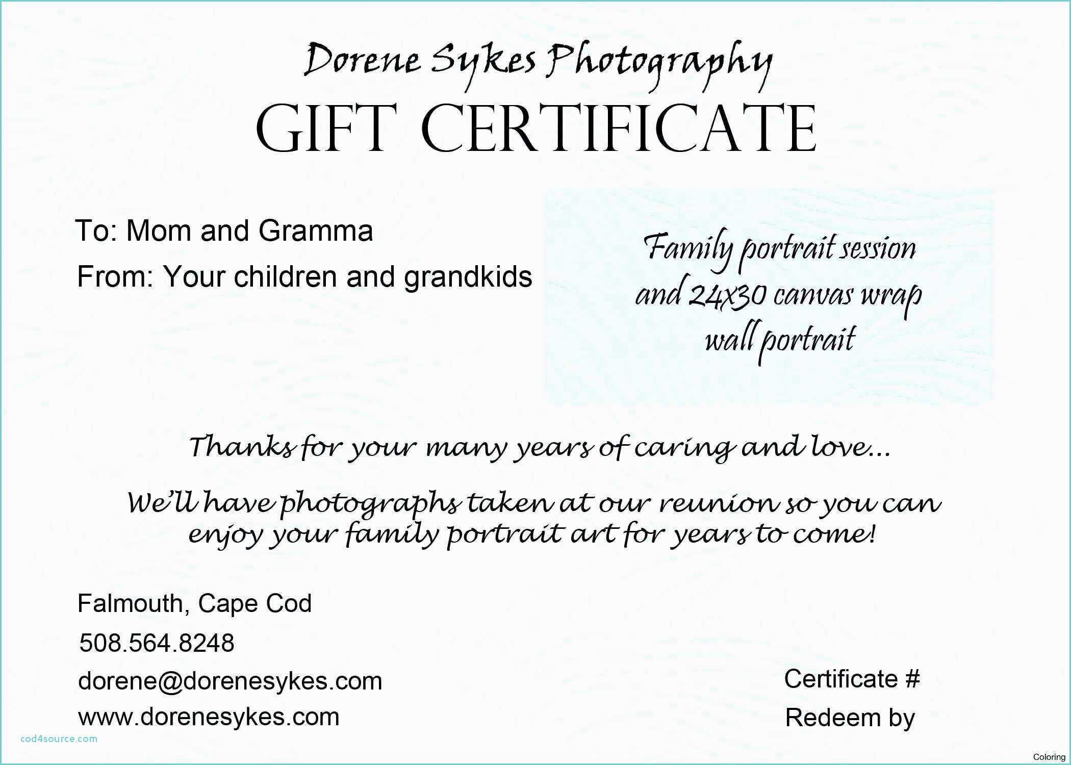 Tattoo Gift Certificate Template Free In Tattoo Gift Certificate Template