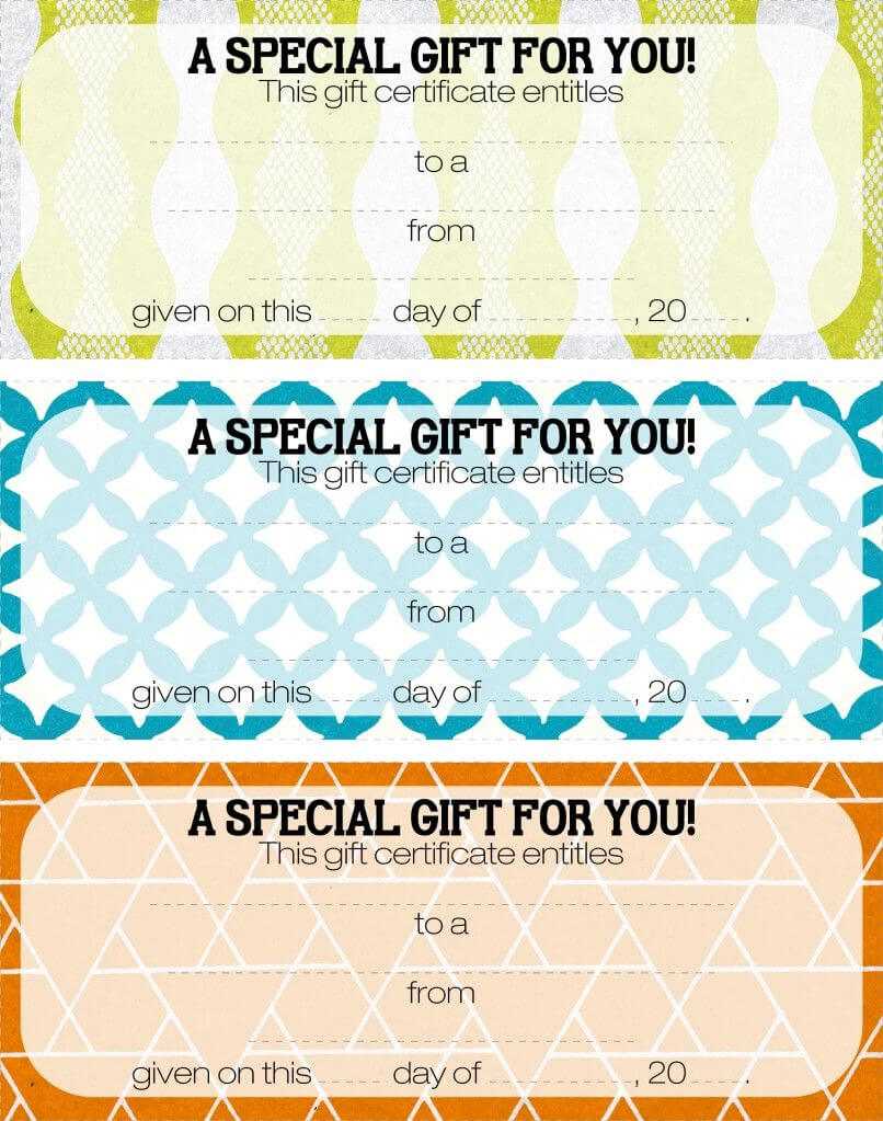 Teacher Appreciation – Tip #16: Give A Gift Certificate Regarding Massage Gift Certificate Template Free Printable