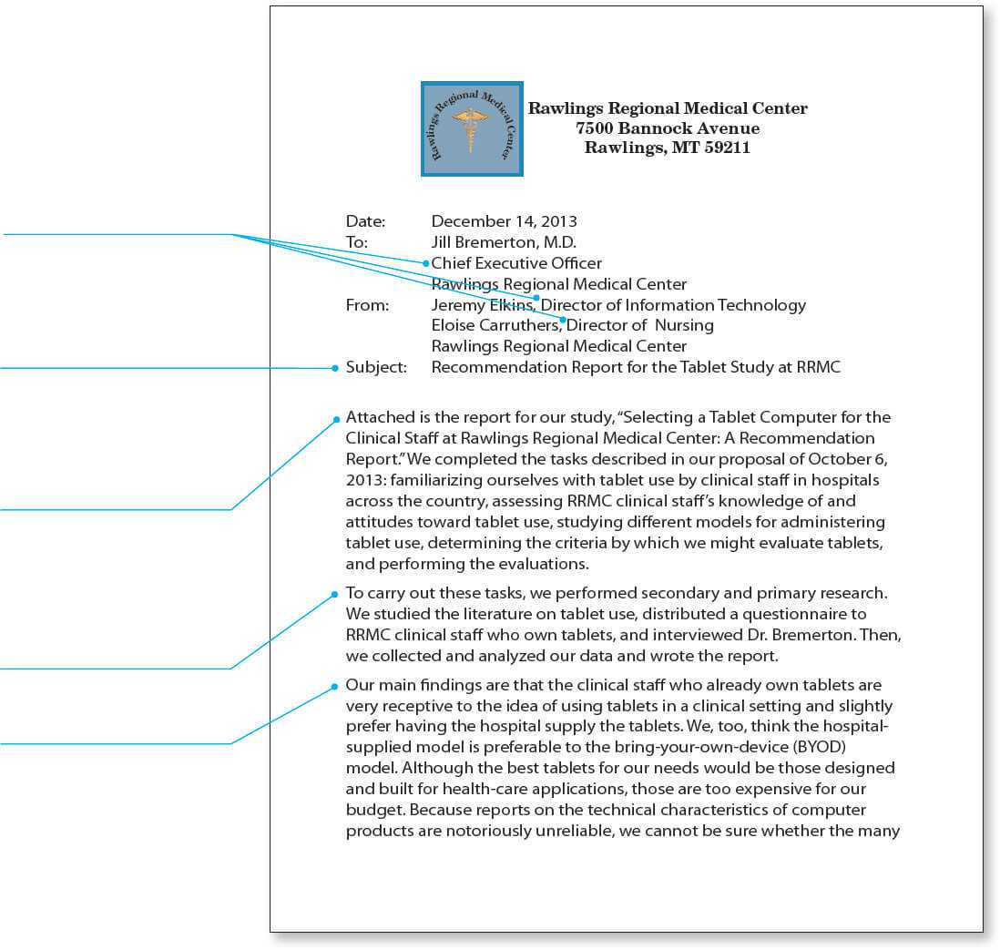 Techcomm11E Full Ch18 Pertaining To Recommendation Report Template