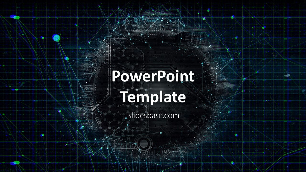 Technology Network Powerpoint Template Pertaining To Powerpoint Templates For Technology Presentations