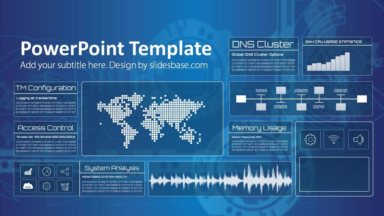 Technology Screen Powerpoint Template With Regard To Powerpoint Templates For Technology Presentations