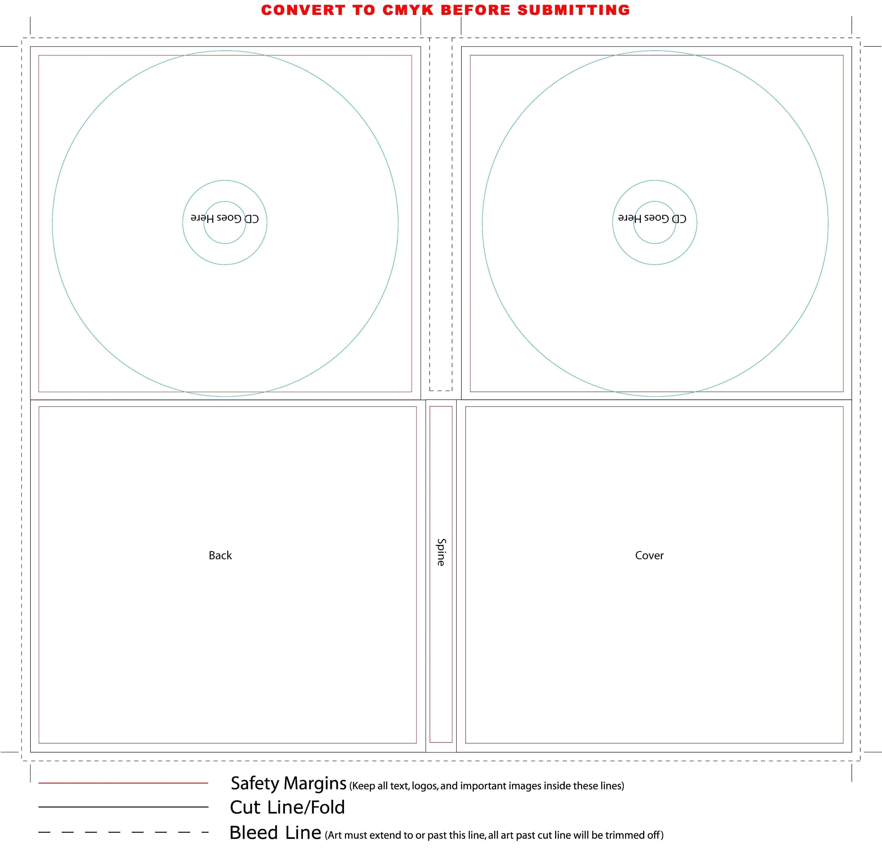 Template: Case Insert Template House Cd Cover Print Word. Cd For Cd Liner Notes Template Word