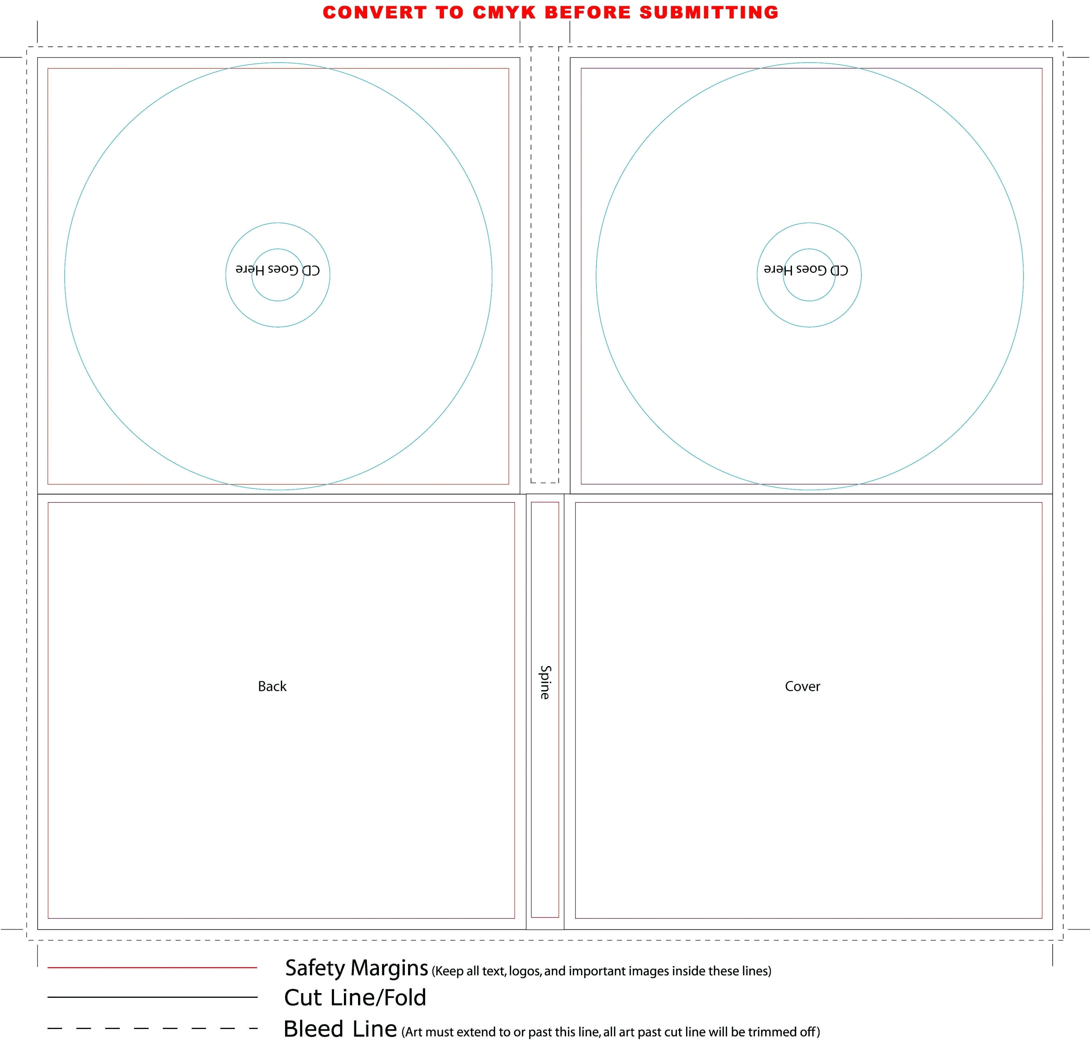 Template: Case Insert Template House Cd Cover Print Word. Cd Inside Blank Cd Template Word