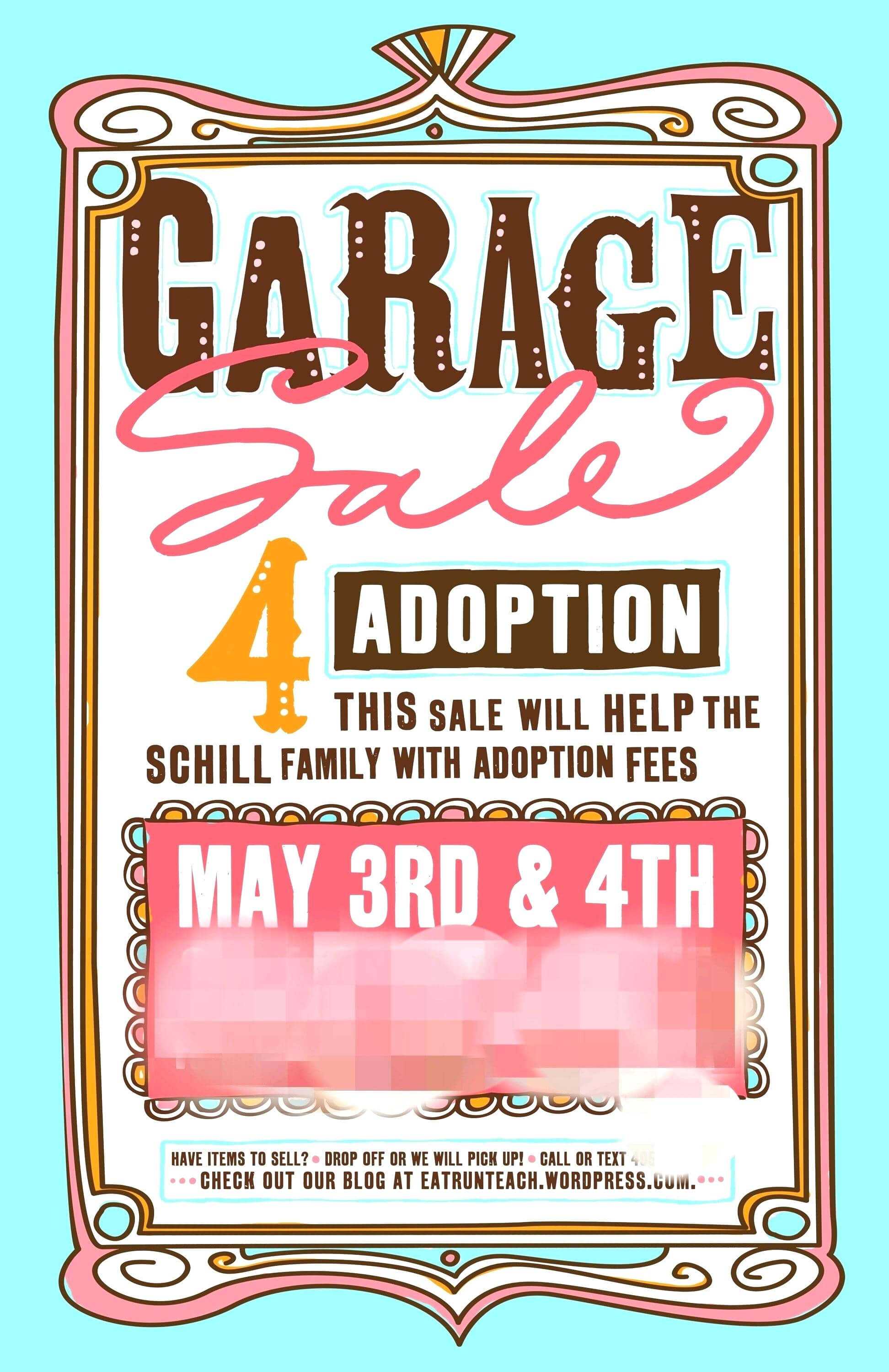 Template: Community Garage Sale Falls Flyer Template In Garage Sale Flyer Template Word