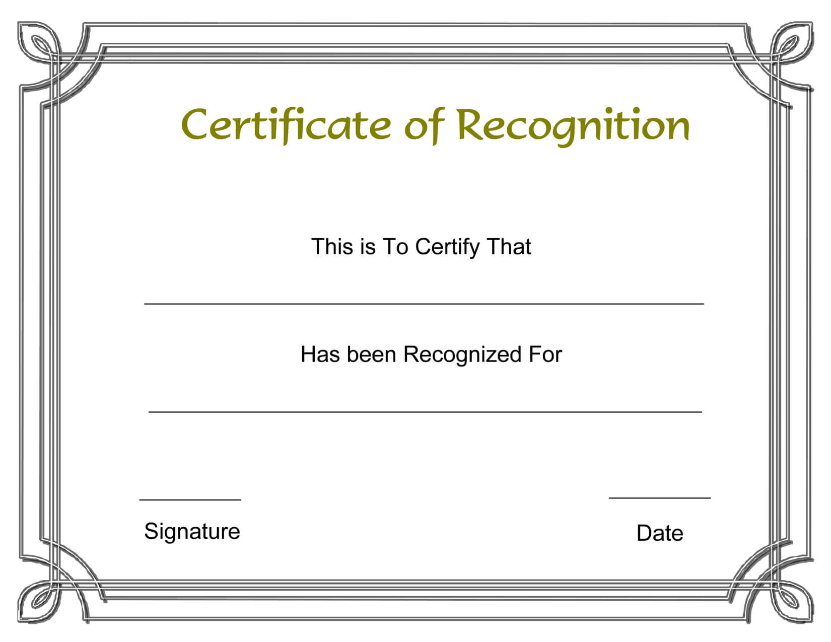 Template Free Award Certificate Templates And Employee With In Appreciation Certificate Templates