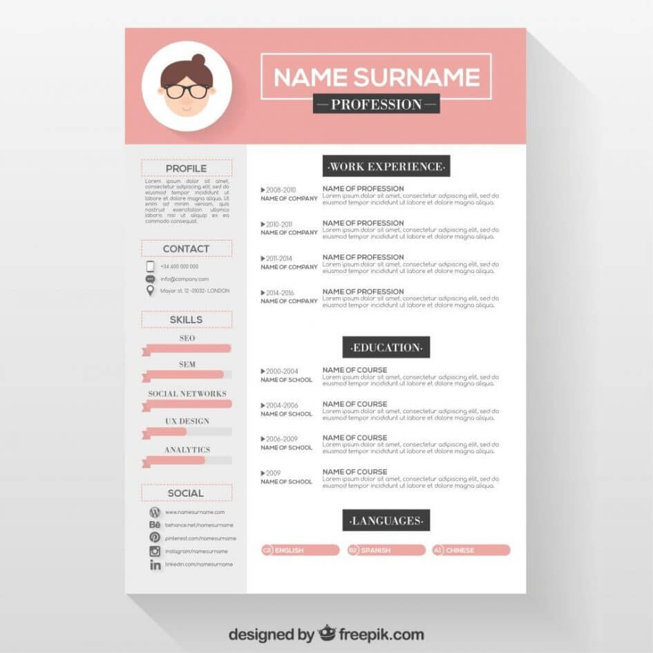 Template. Free Creative Resume Templates Free Download For In Microsoft Word Resume Template Free