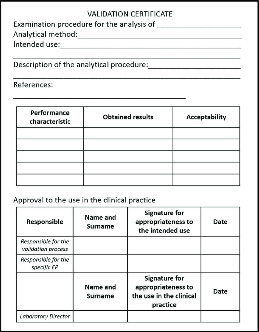 Template Of A Validation Certificate. | Download Scientific With Regard To Validation Certificate Template