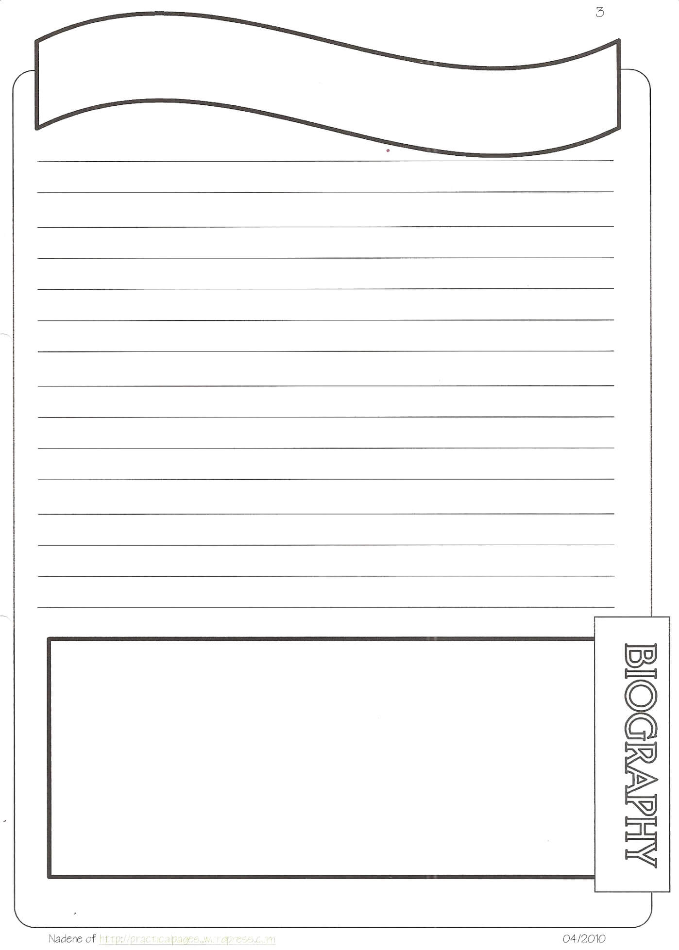 Templates Clipart Notebook Page Pencil And In Color Intended For Notebook Paper Template For Word 2010