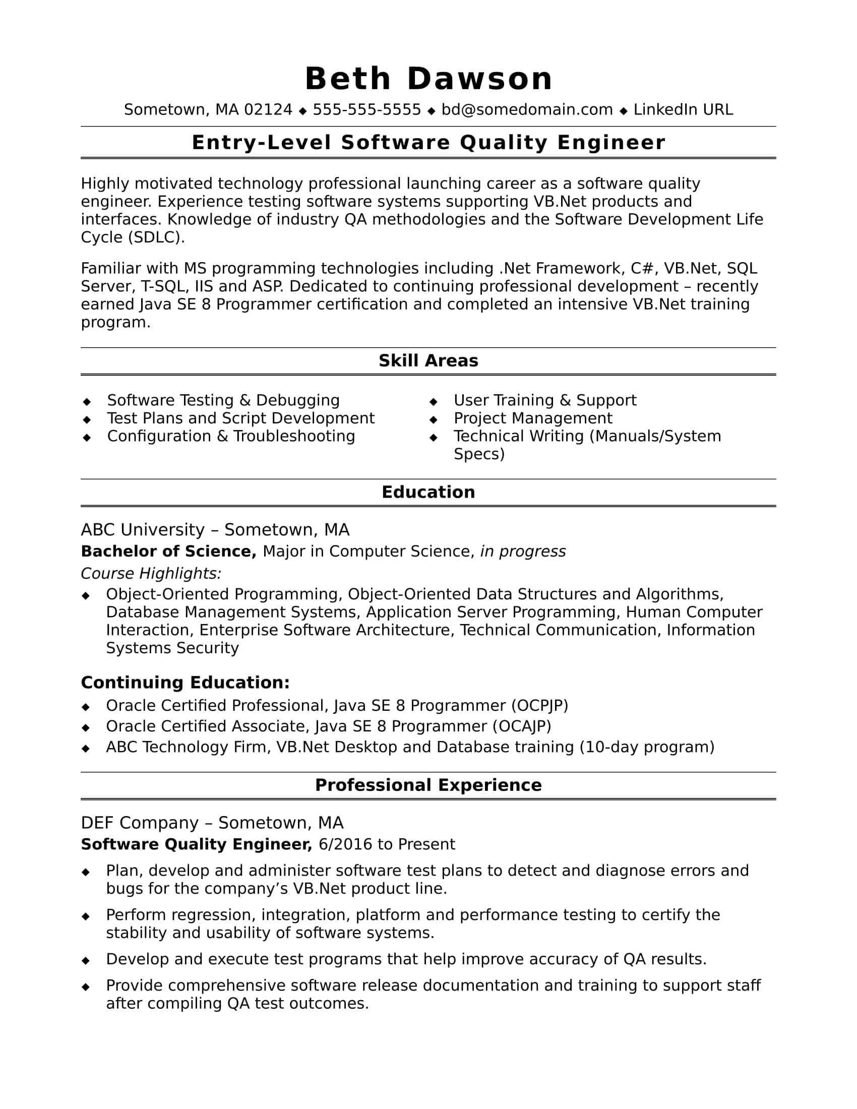 Test Complete Sample Application Within Software Quality Assurance Report Template