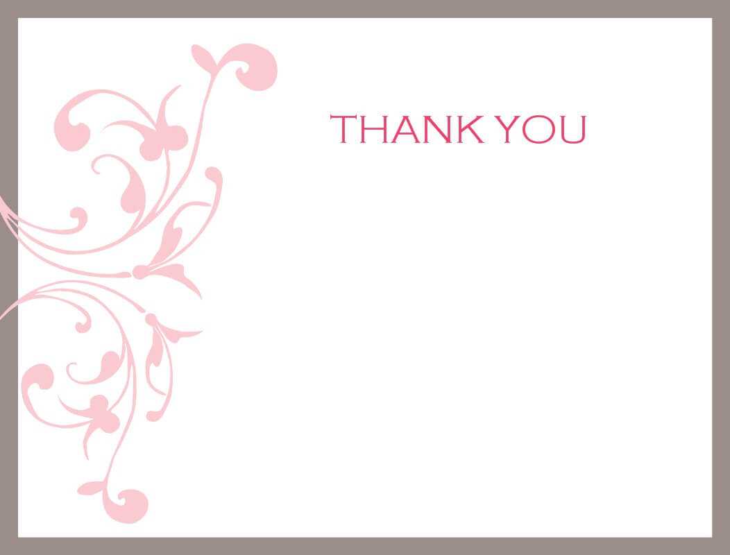 Thank You Card Templates Free With Powerpoint Thank You Card Template