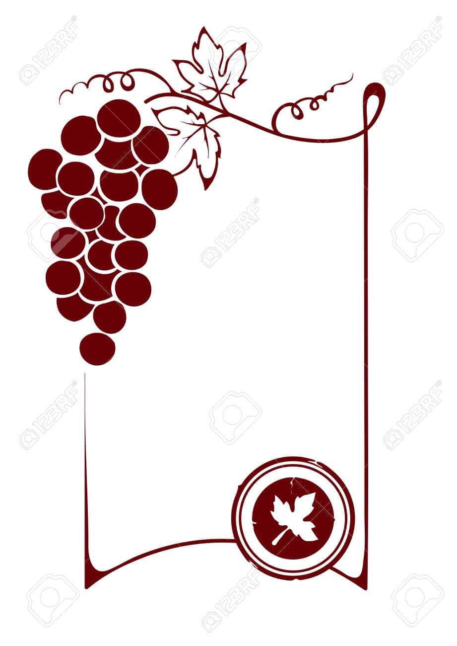 The Blank Wine Label Pertaining To Blank Wine Label Template