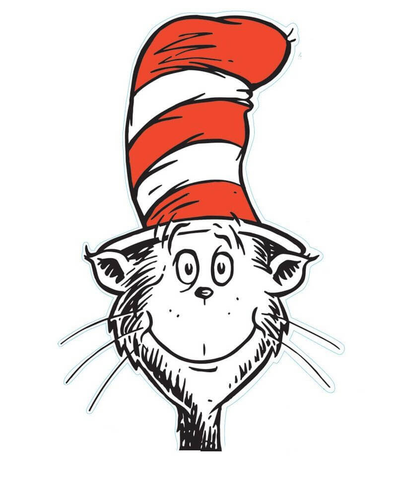 The Cat In The Hat Is A Legendary Character In The Picture Pertaining To Blank Cat In The Hat Template