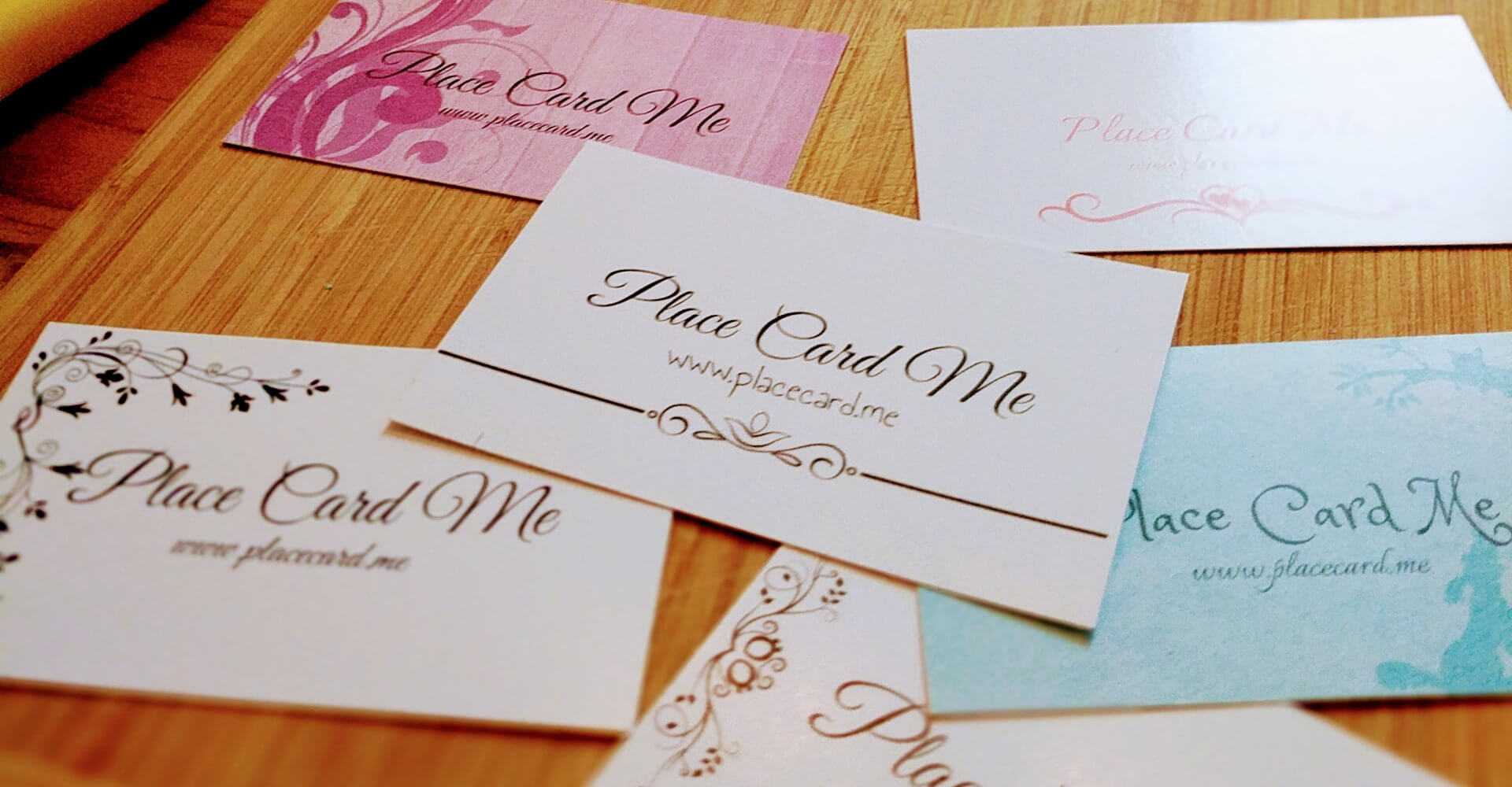 The Definitive Guide To Wedding Place Cards | Place Card Me For Celebrate It Templates Place Cards