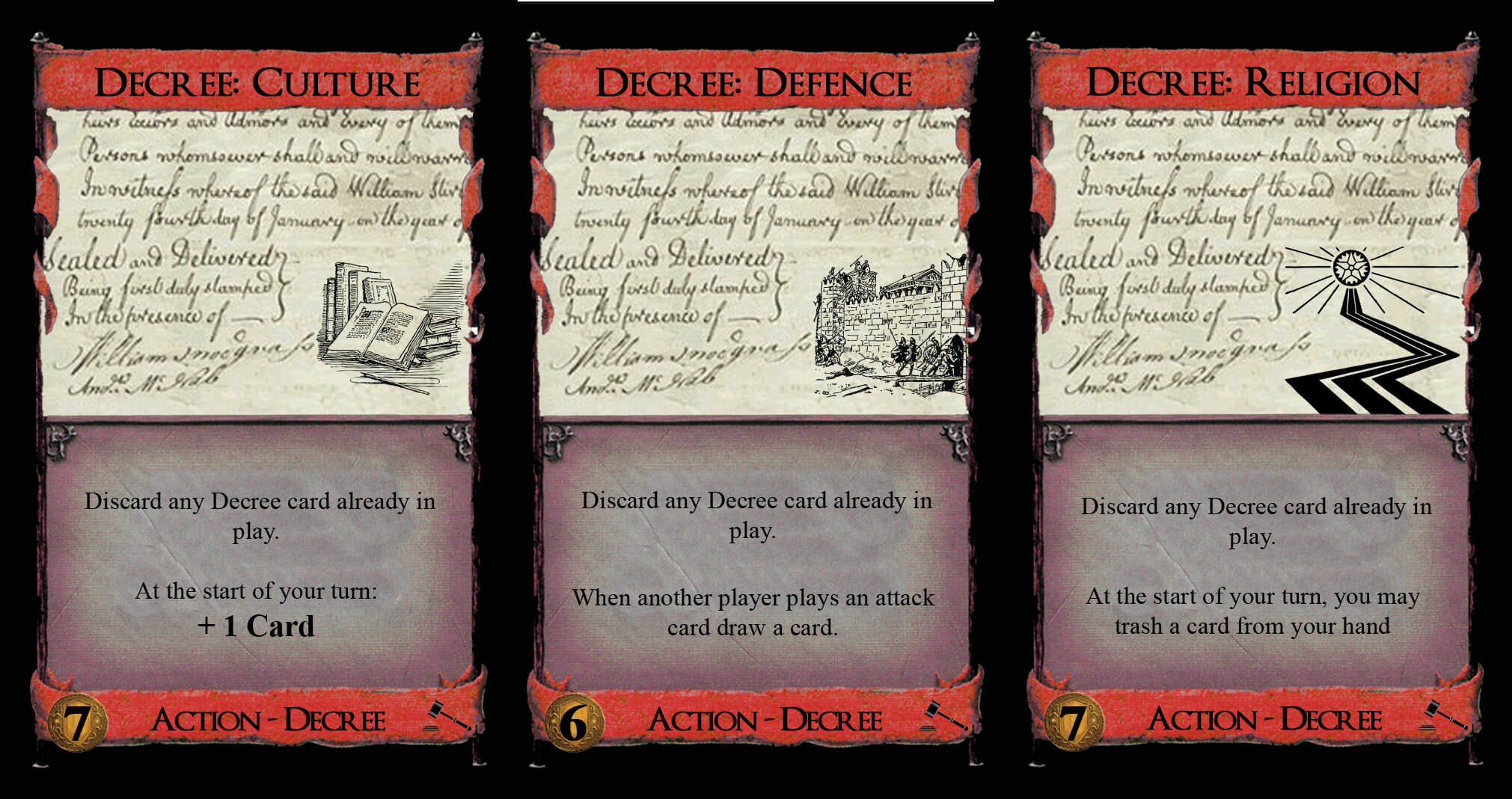 The Designer's Drawer: A Dominion Mini Expansion – “By For Dominion Card Template