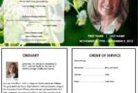 The Funeral-Memorial Program Blog: Printable Funeral with regard to Memorial Cards For Funeral Template Free