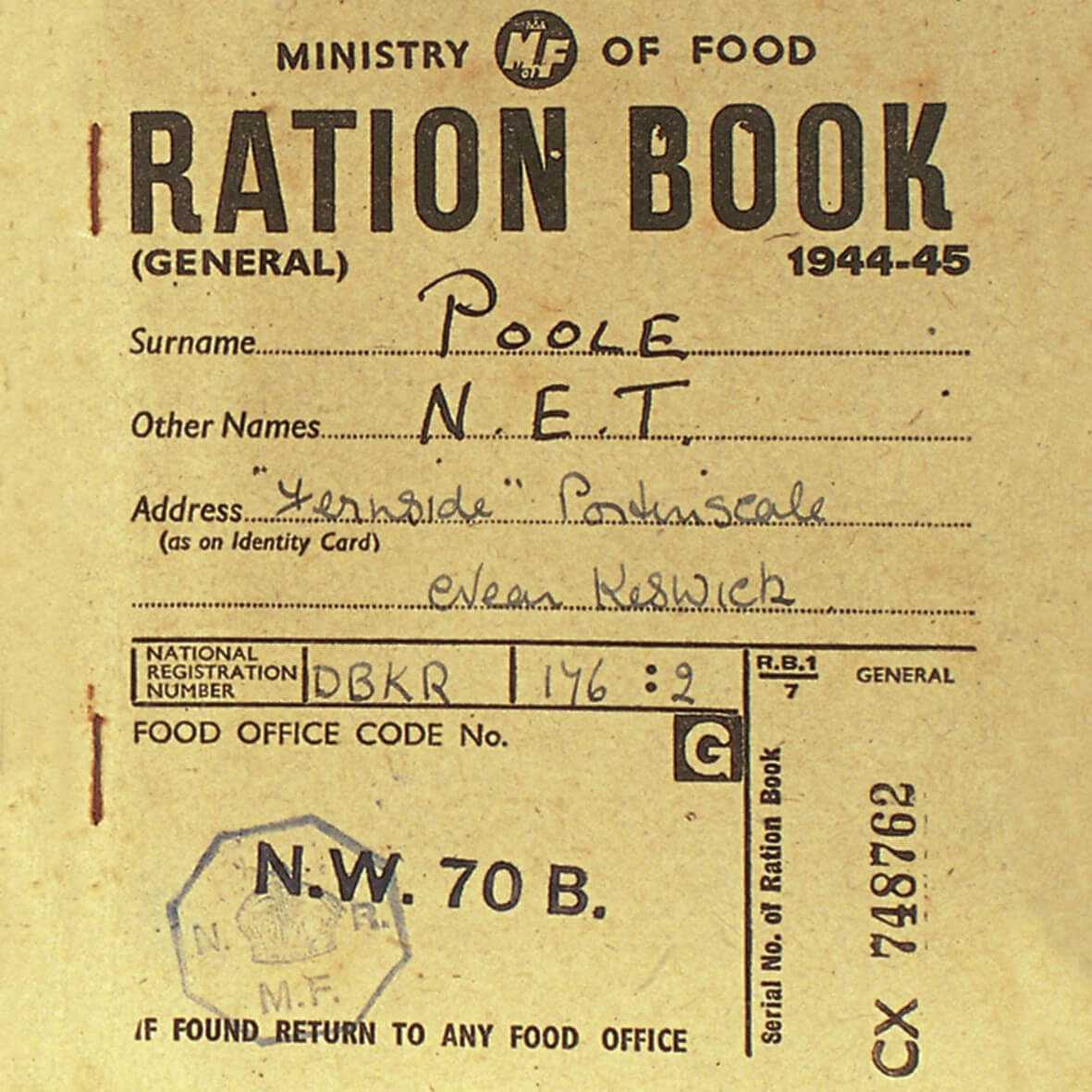 The Olde Curiosity Blog: #ww2 Rationing In The Second World In World War 2 Identity Card Template