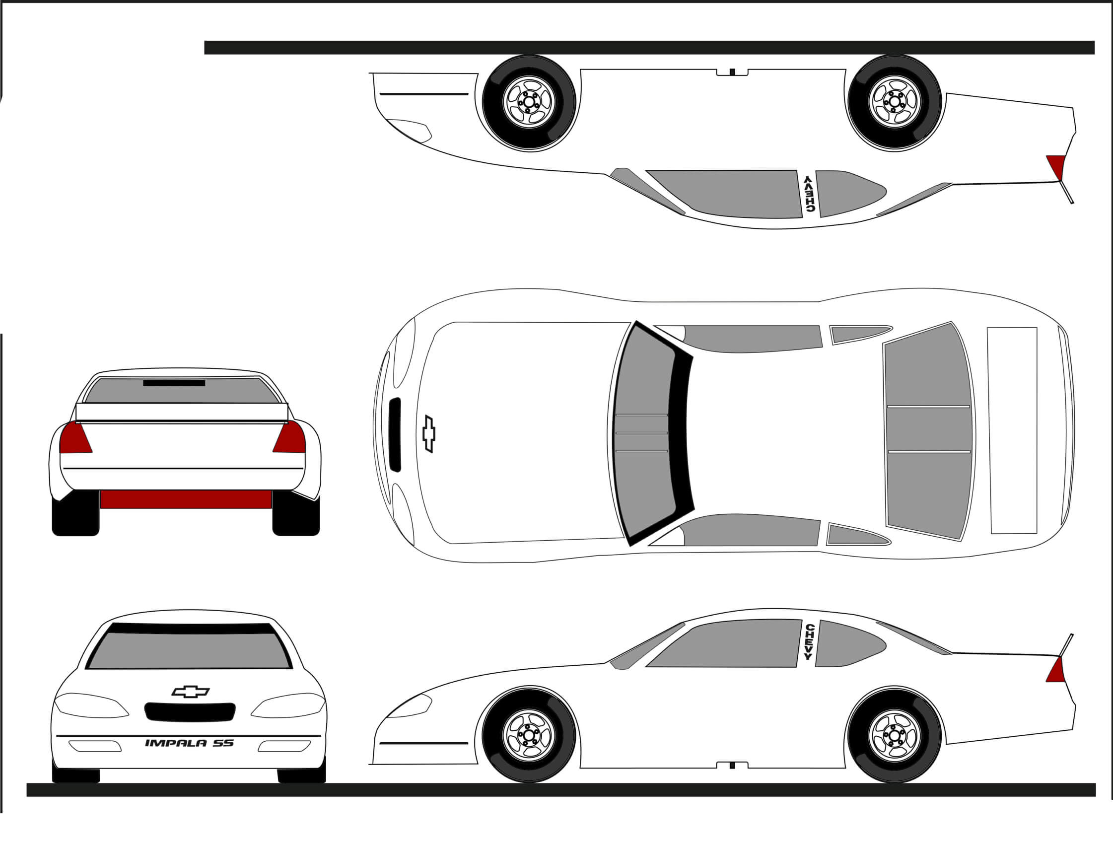 Thebrownfaminaz: Blank Nascar Car Template With Blank Race Car Templates